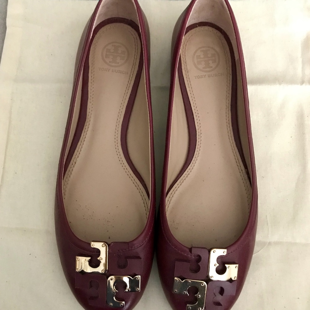 Tory Burch Lowell Logo Flats